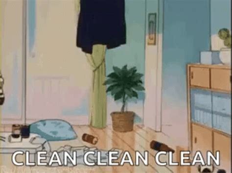 gif of cleaning|anime cleaning gif.